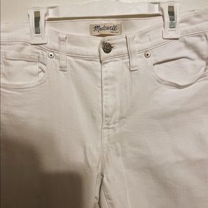 Madewell white jeans
